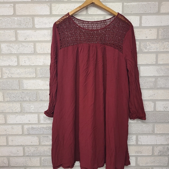 GAP Dresses & Skirts - Gap Burgundy Dress Size XL